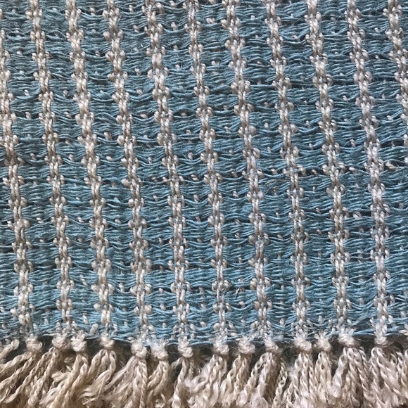 Teal and Cream Woven Placements - Picture 2 of 2